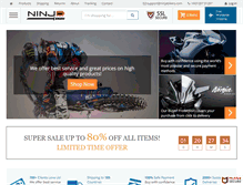 Tablet Screenshot of ninjabikers.com